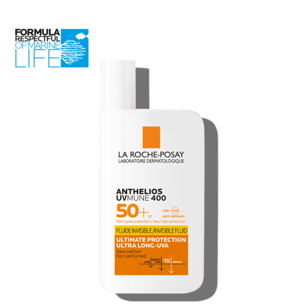 La Roche-Posay - Crème Solaire SPF50+ Anthelios UVmune Fluide Non Parfumé - 50ml