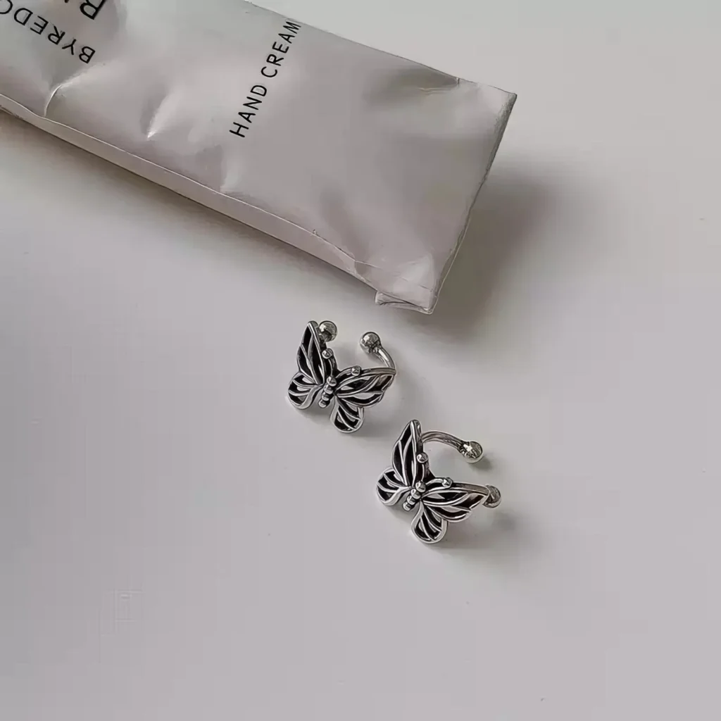 Boucles d’Oreilles Papillon – Image 2