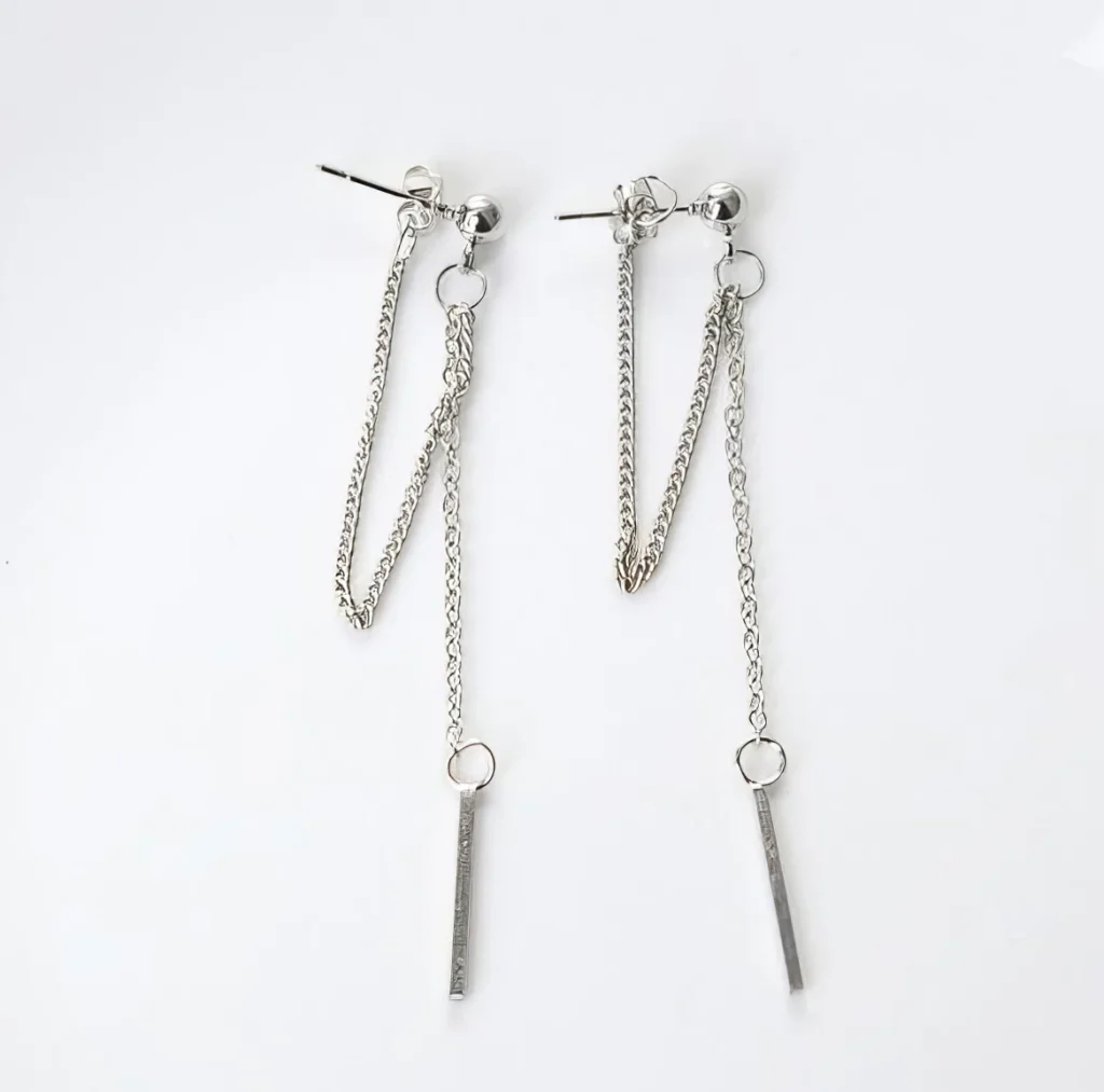Boucles d'Oreilles Chaîne Minimalistes