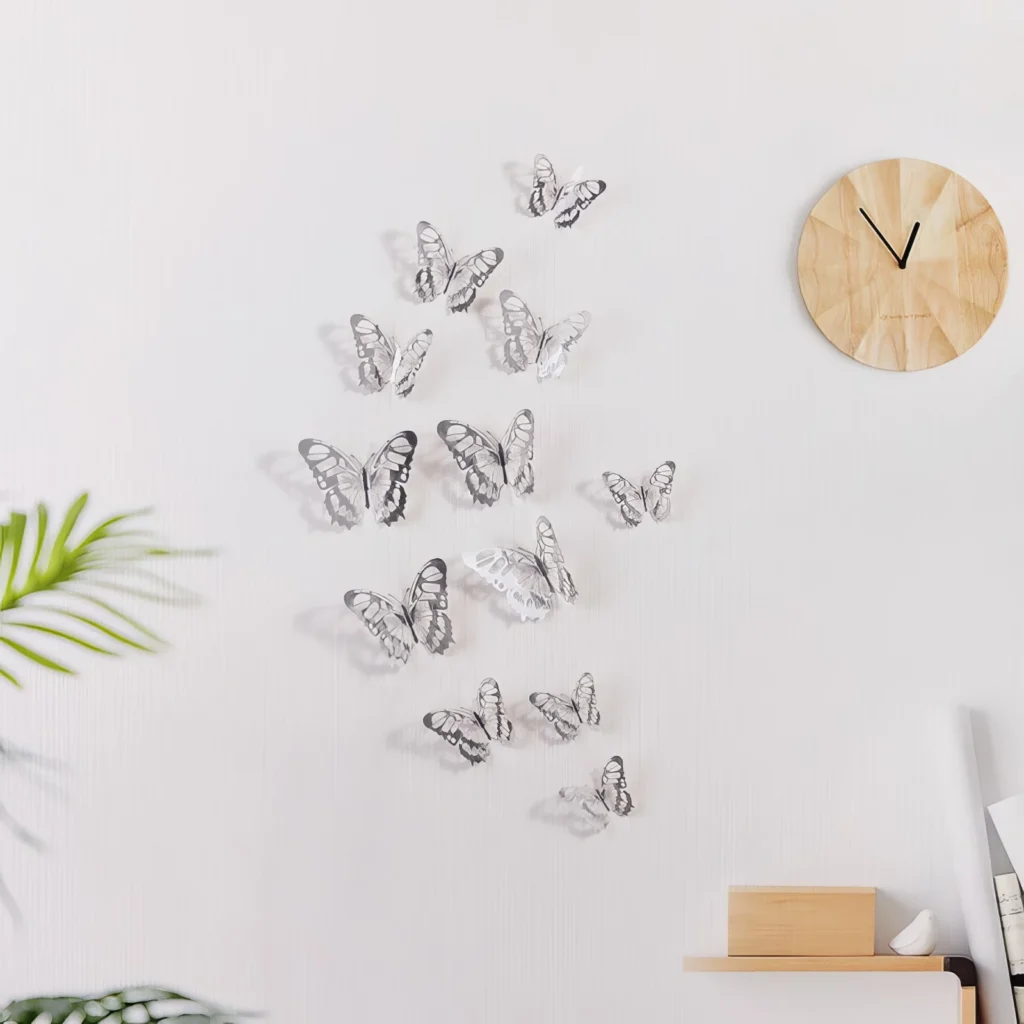 3D Creux Papillon - Lot de 12 Pièces - M017 – Image 3