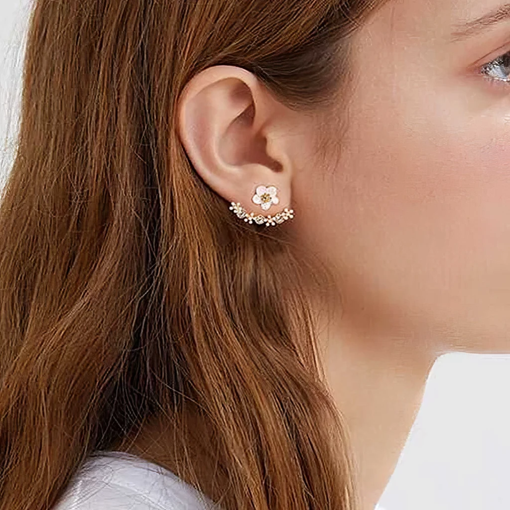 Boucles d'Oreilles - Design Fleur Élégante 🌸