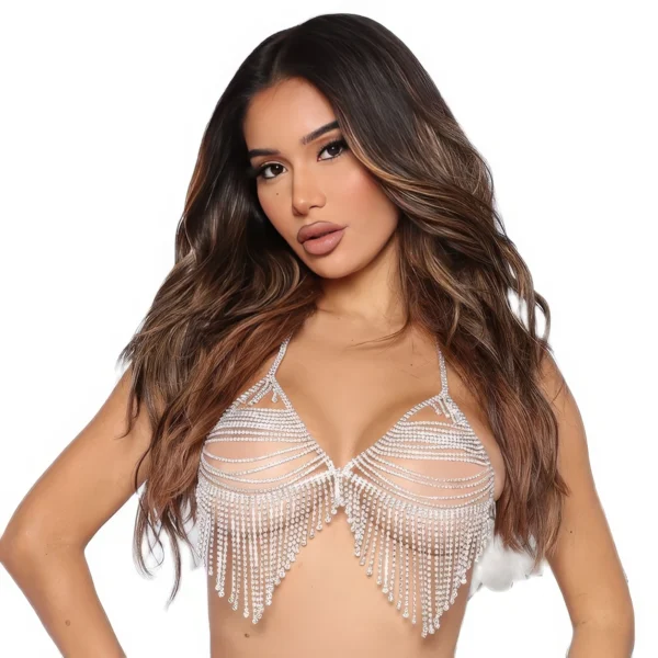 Bijoux de Corps Femme - Chaînes Cristal Glamour ✨