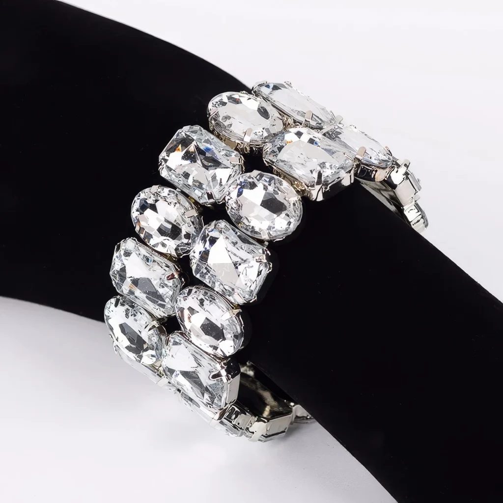 Bracelet Cristal - Double Rangée Élégante – Image 2