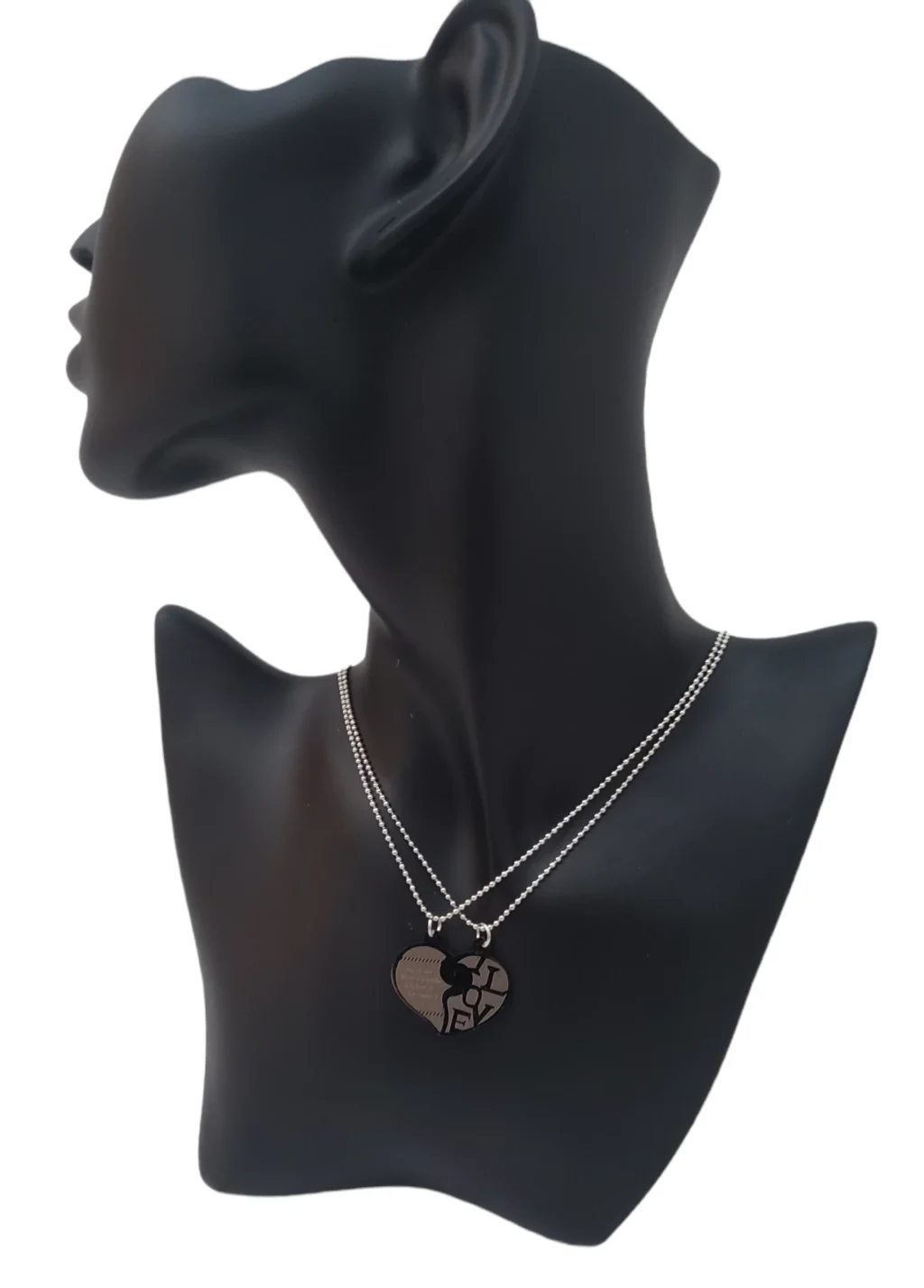 Collier Duo Cœur Divisé LOVE ❤️