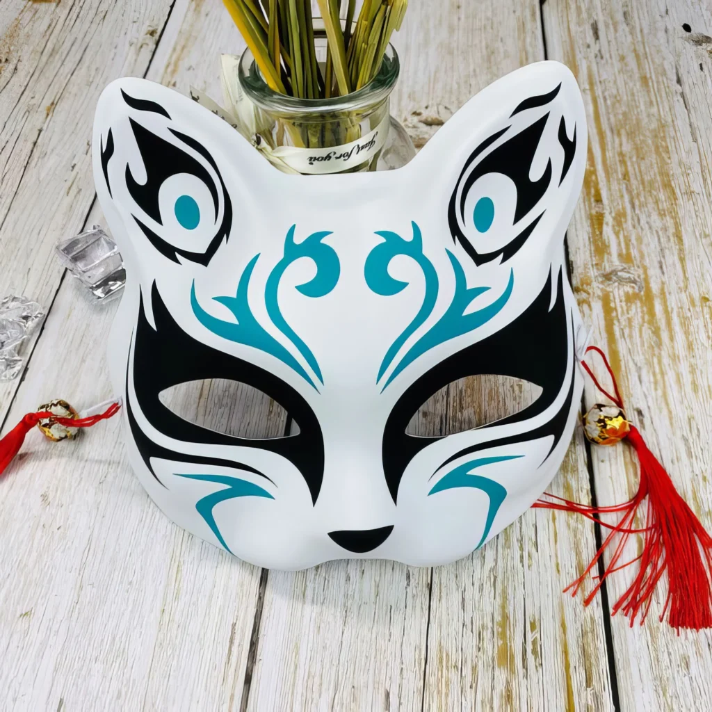 Masque Japonais - Style Kitsune Traditionnel 🎭 – Image 5