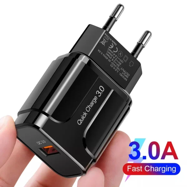 Chargeur Mural Quick Charge 3.0 - Ultra Rapide