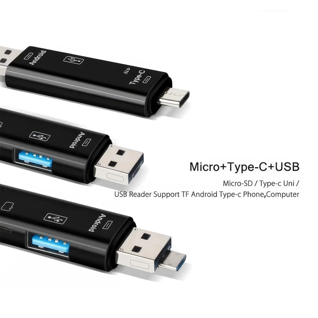 Adaptateur 5en1 Lecteur de Cartes – Image 3