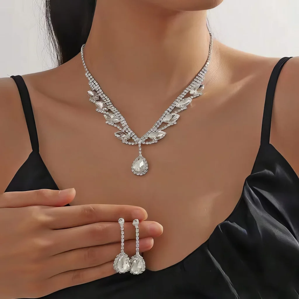 Ensemble Bijoux Femme - Élégance Cristalline
