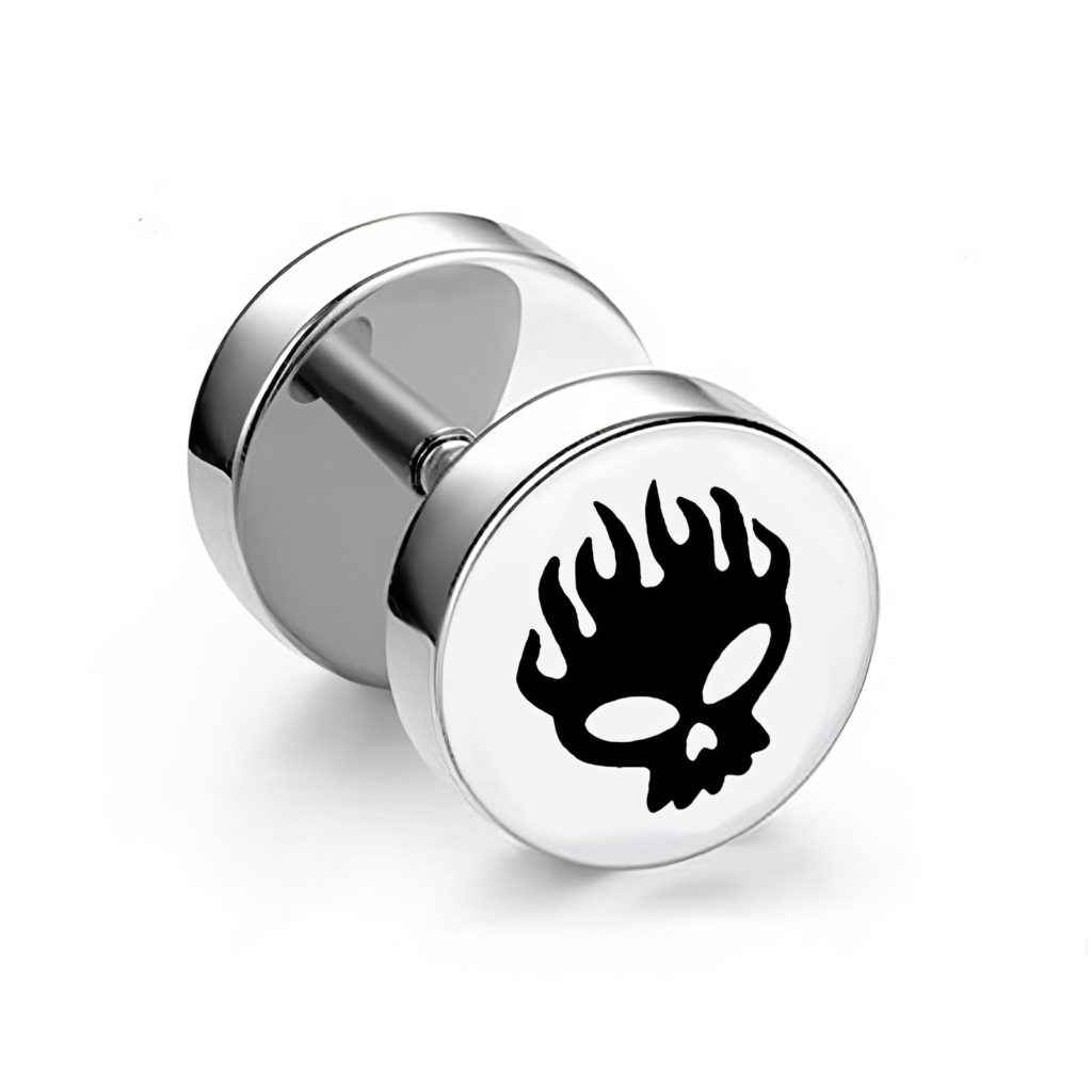 Boucle d'Oreille Style Plug 🖤 – Image 2
