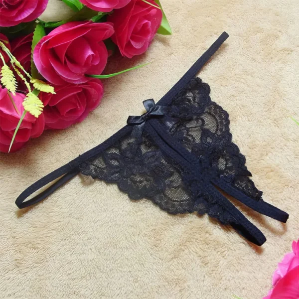 Ensemble de 3 Strings Dentelle
